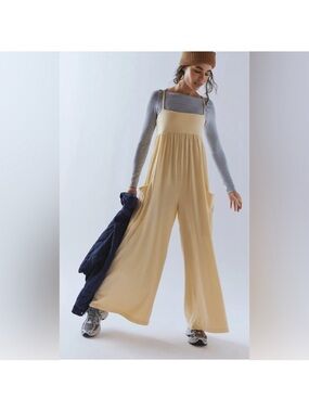 Free People Hot Shot Strappy
Onesie in Yellow